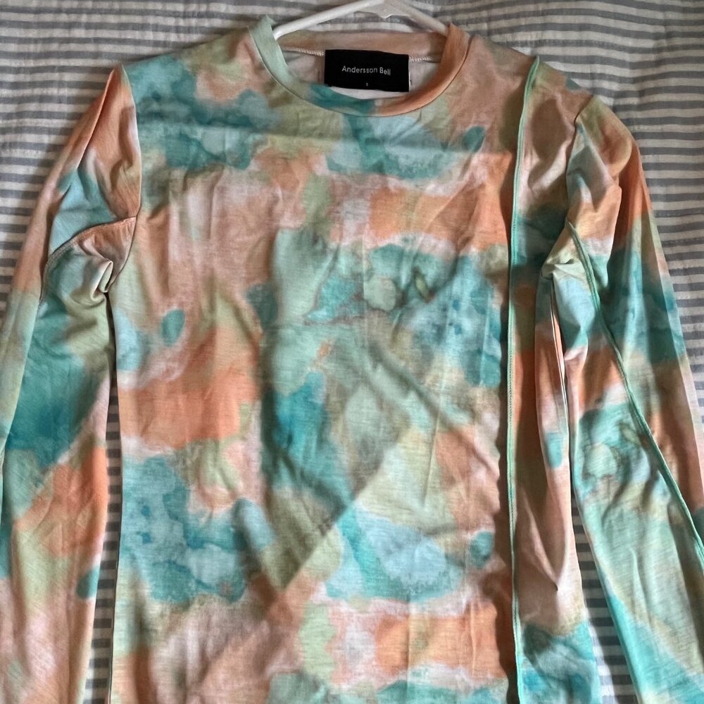 Andersson Bell Sheer Longsleeve Top